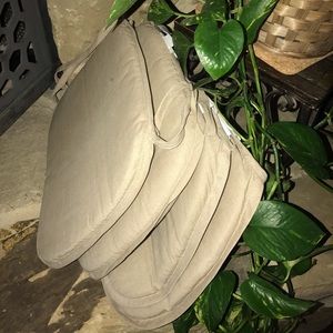 Set of 4 chair cushions